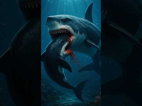 ¡Pelea entre los animales marinos más peligrosos! #animales #animals #marineanimals #sea #shark