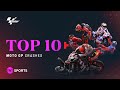 Top 10 SHOCKING Moto GP Crashes Of 2023 Francesco Bagnaia Marc Márquez Jorge Martín More 🫨