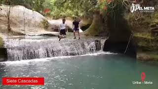7 cascadas en uribe meta