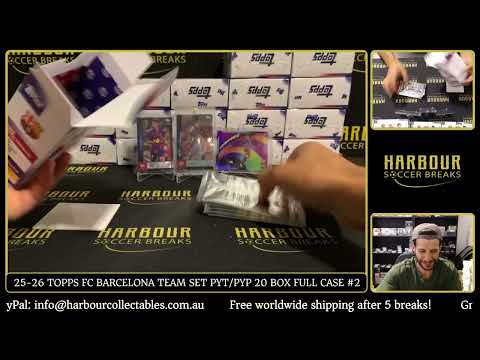 Break #2 - 25/26 Topps FC Barcelona Team Set PYP 20 Box Full Case (1/1)