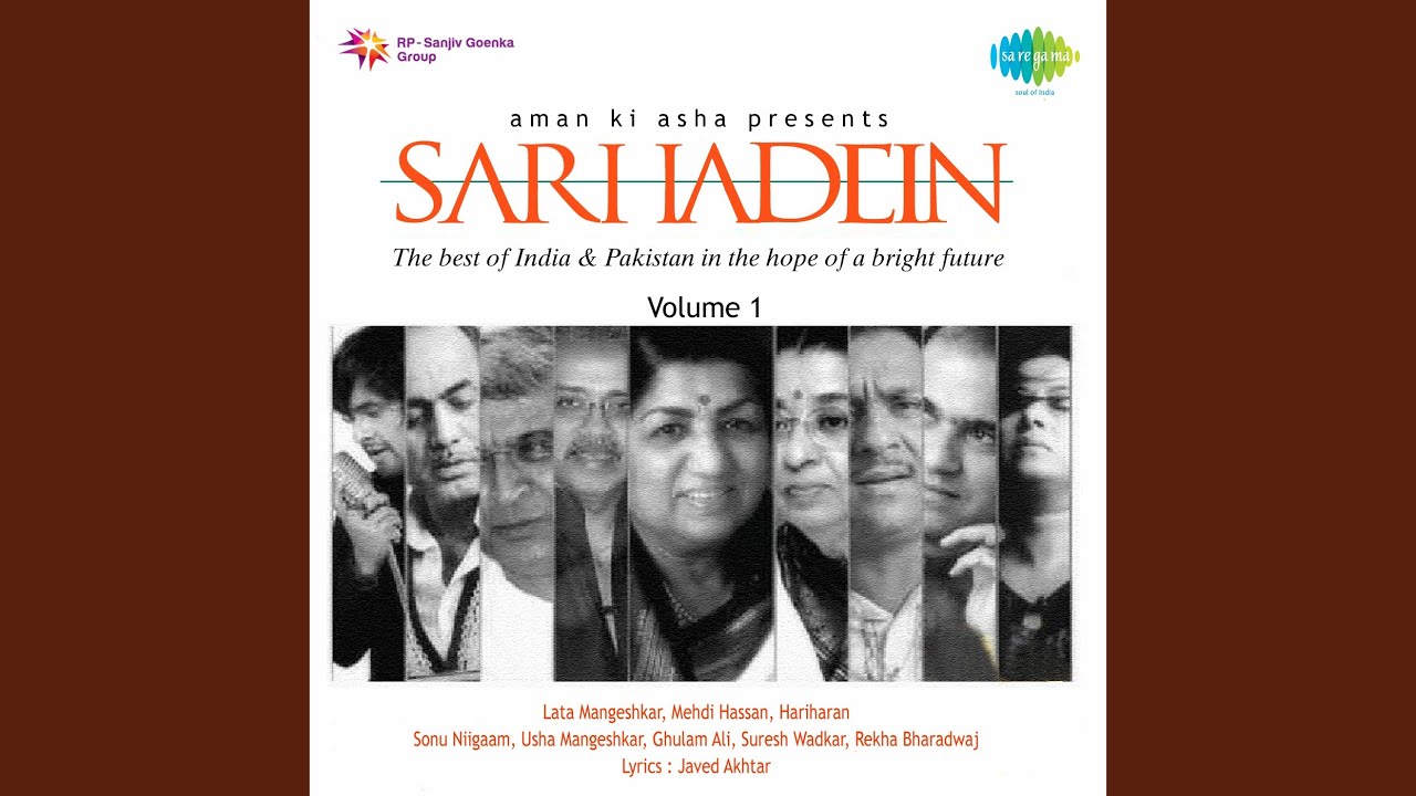 Sukhi Tehni Tanha Chidya Lyrics  | Sarhadein: Music Beyond Boundaries | Lata Mangeshkar, Mehdi Hassan | Ustad Ghulam Ali | Mayuresh Pai