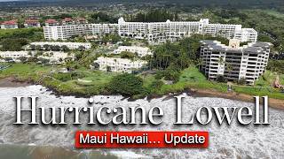 Maui Hawaii - Hurricane Lowell Update - Storm Damage