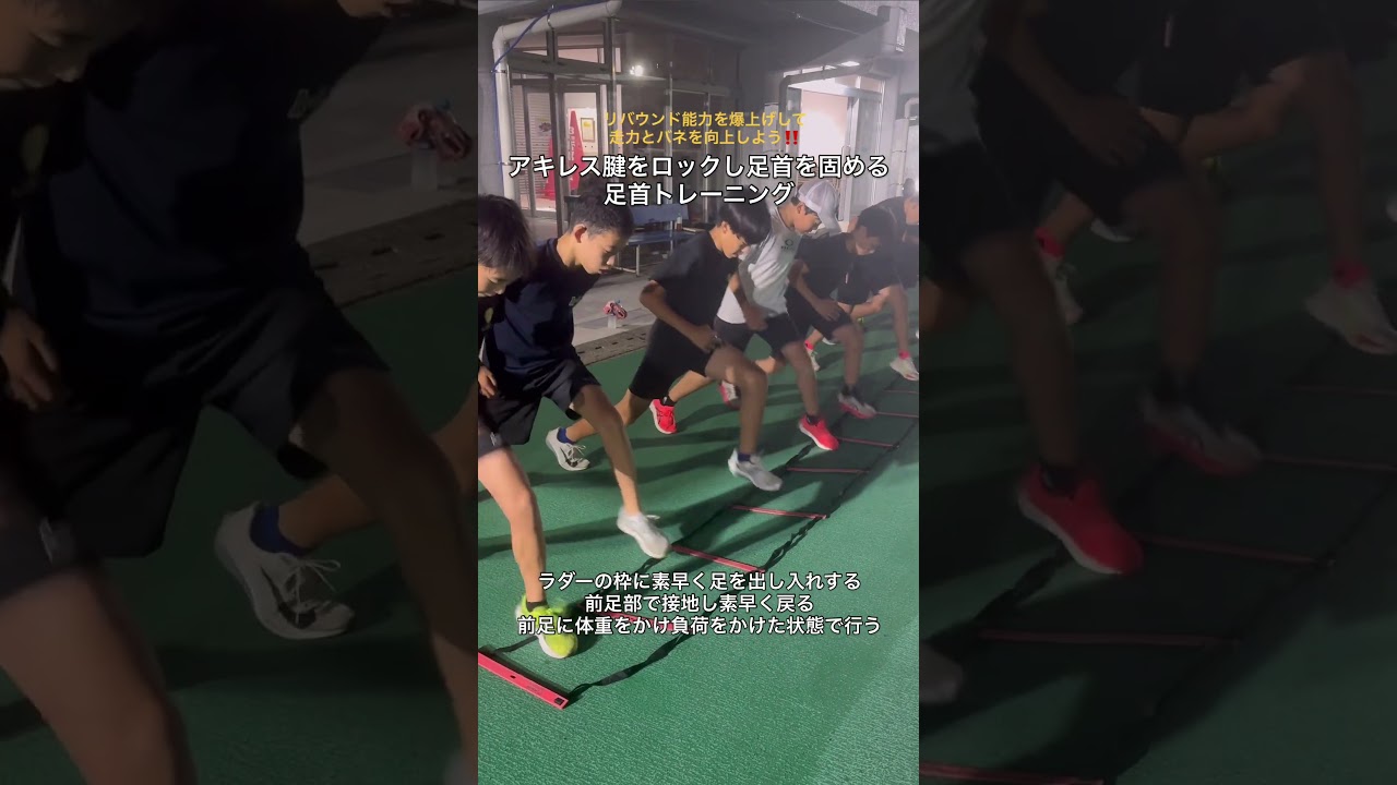 リバウンド能力こそ足の速さの源である。源を手に入れる足首トレーニング
