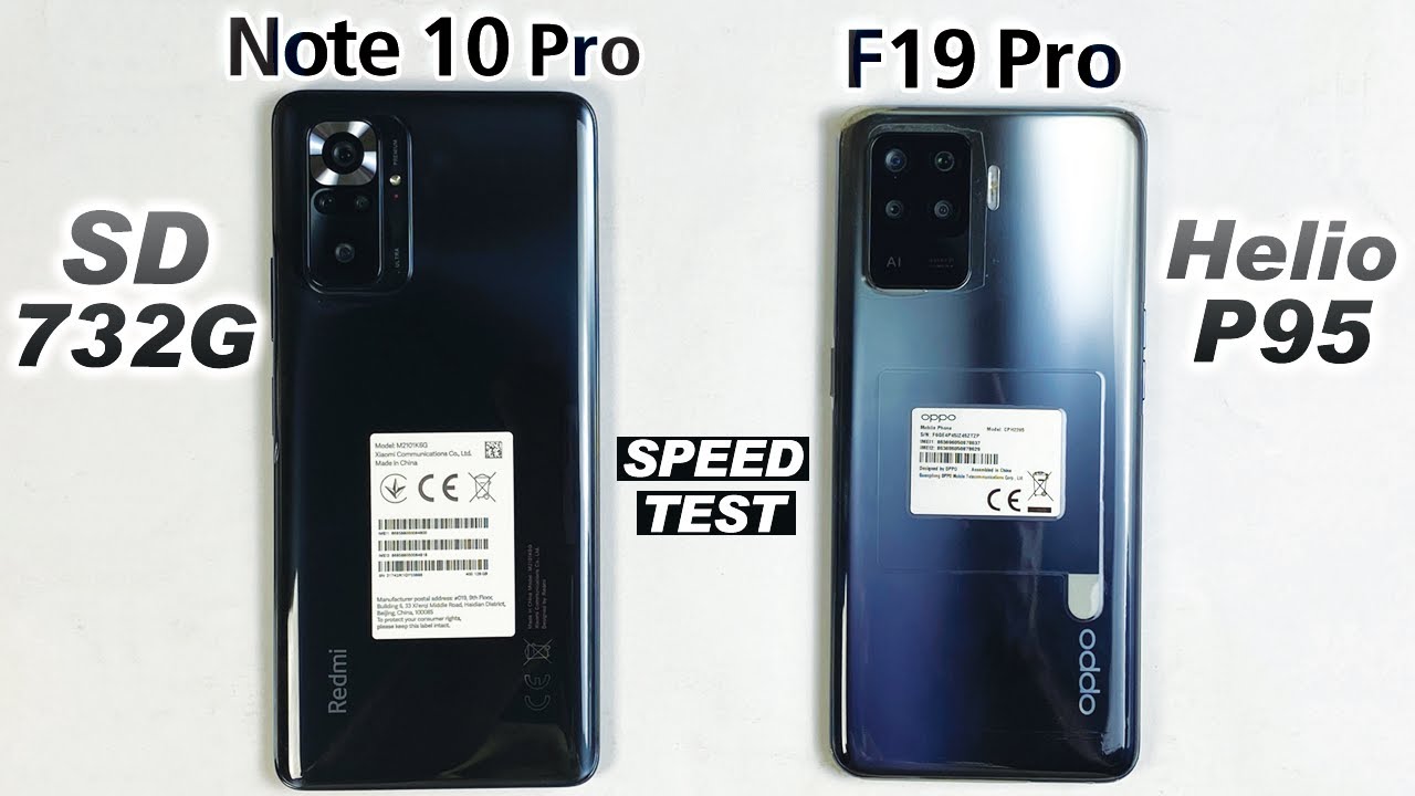 Redmi Note 10 Pro vs Oppo F19 Pro - SPEED TEST!
