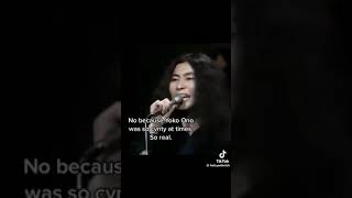 Yoko ono singing for john lennon.#thebeatles #johnlennon