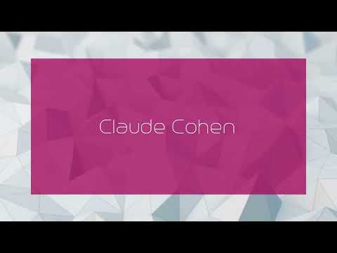 Claude Cohen - appearance