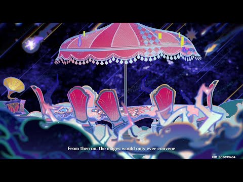 The mages tea party Story Cutscene | windblume festival | Genshin impact