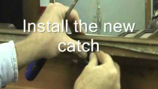 How to repair furniture: lane cedar chest lock replacement