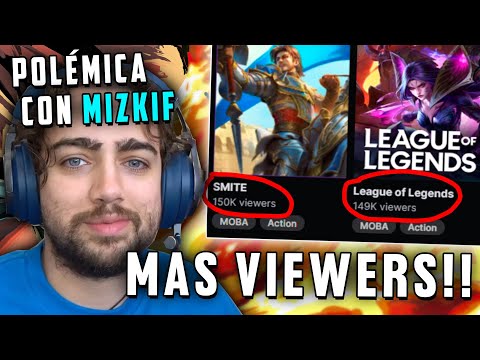SMITE SUPERA AL LOL EN VIEWERS - Toda la Polémica con MIZKIF