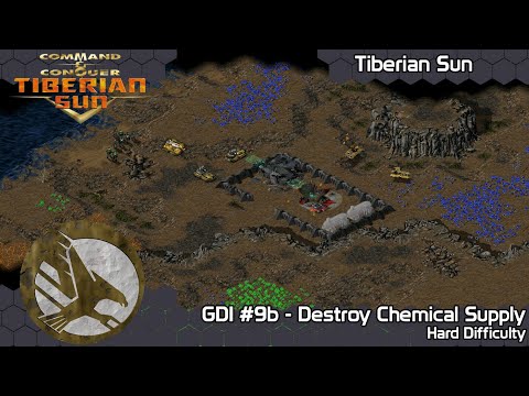 C&C Tiberian Sun - GDI #9B Destroy Chemical Supply on Hard Difficulty