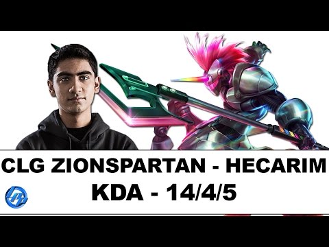 CLG ZionSpartan - Hecarim vs Jarvan IV - NA SoloQ