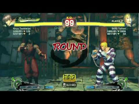SSF4 AE: Kiryu Tsukimiya(Guy) vs Boku Teihen(Cody) - HD 720p
