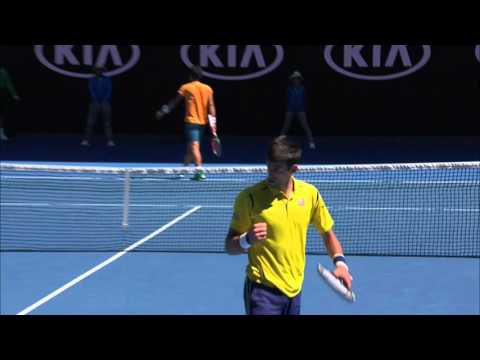 Novak Djokovic v Hyeon Chung highlights (1R) Australian Open 2016