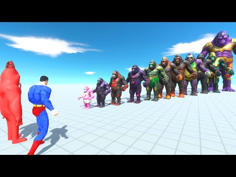 Superhero X Creepy Monster vs 11 Goro Variants – Samurai, Ninja, Dr Doom and More! | ARBS