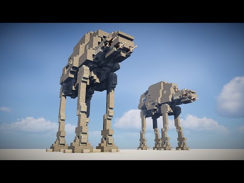AT-AT Minecraft Tutorial 1:1 scale [Star Wars]