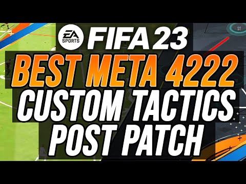 BEST META 4222 CUSTOM TACTICS POST PATCH FOR RANK 1 & ELITE - FIFA 23
