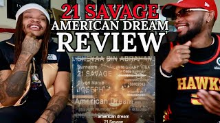 21 SAVAGE - AMERICAN DREAM | FULL ALBUM REVIEW