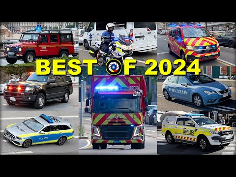 ☆ BEST OF 2024 ☆ Emergency Vehicles Responding