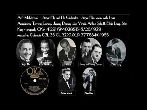 Ain't Misbehavin' - Seger Ellis and His Orchestra - recorded 8/26/1929