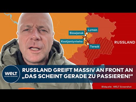 PUTINS KRIEG: "Russen kommen von Süden!" Russland beginnt Angriffe an Front in der Ukraine