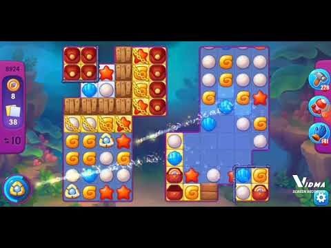 Fishdom. 8924 super hard level no boosters and diamonds. 21 move