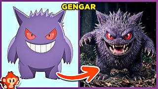 🔴 POKÉMON | 🔊 ADIVINHE PELA VOZ | Como os Pokémons seriam na VIDA REAL? #quiz #macaquiz