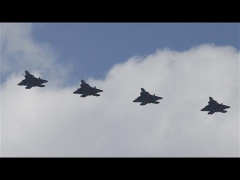 U.S. Stealth Fighters Fly Over South Korea