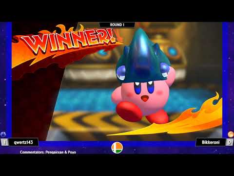 qwertz143 (Beetle) vs Bikkeroni (Bandana Dee/Fighter) - Kirby Fighters India Tournament #9