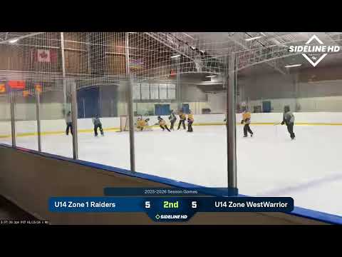U14 Zone 1 Raiders @ U14 Zone WestWarrior (2026.01.25)