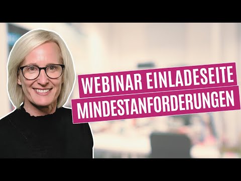 Diese 7 Elemente muss eine Webinar-Einladeseite haben, wenn du Conversions von 48%+ willst [Coaches]
