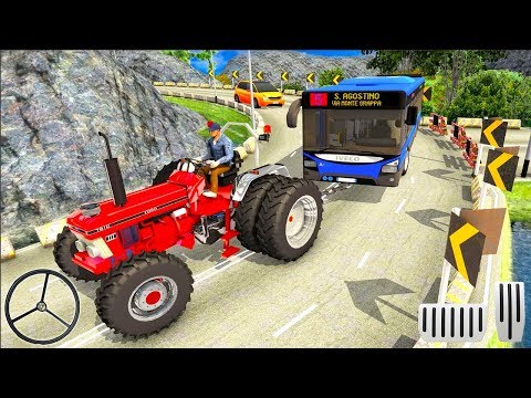 Offroad Towing Chained Tractor Bus 2019 - Tow Truck Rescue Simulator - Android Gameplay FHD