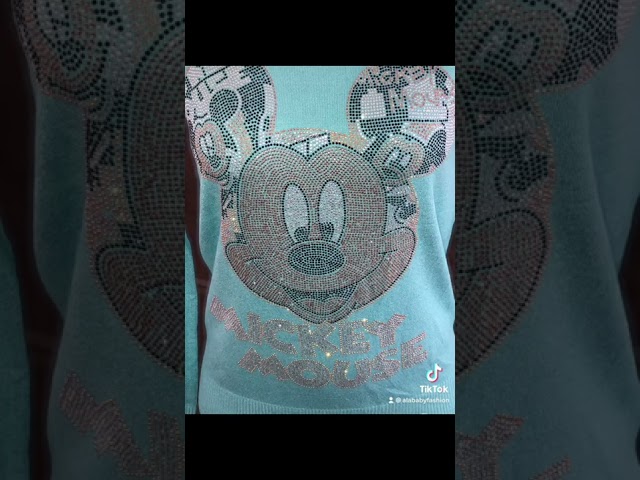 Vídeo relacionado con Disney Sudadera con diseño de Mickey Mouse Sketch para Mujer, Color Rojo, Talla 10 UK