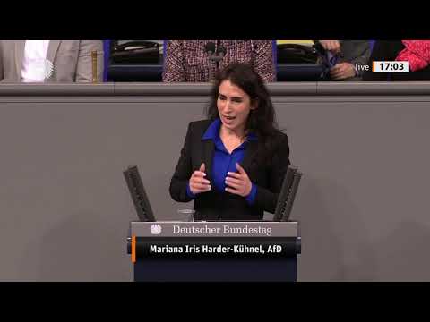 Bundestag 28.01.2021 Kinder und Vielehen, Genitialverstümmelung * Mariana Iris Harder Kühnel AfD