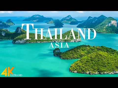 FLYING OVER THAILAND (4K UHD) - Relaxing Music Along With Beautiful Nature Videos - 4K Video HD