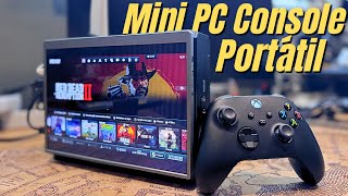 Montando um Mini PC CONSOLE PORTÁTIL  com TELA EMBUTIDA