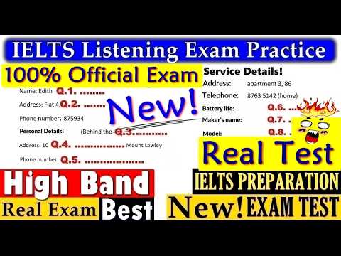 IELTS LISTENING PRACTICE TEST 2025 WITH ANSWERS | 12.11.2025