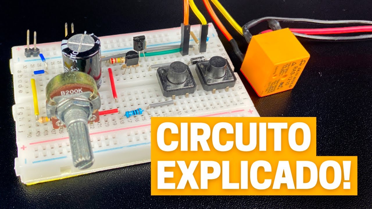TEMPORIZADOR para equipamentos mais SIMPLES possível | Eletrônica Analógica