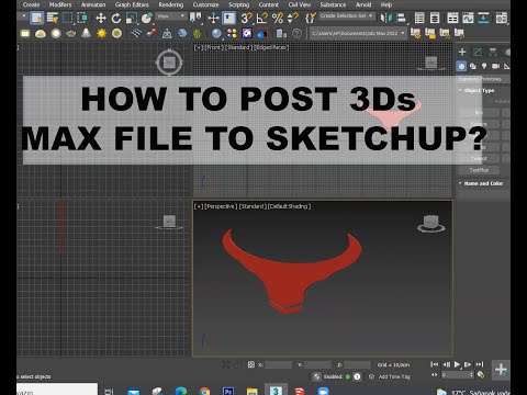 3DS Max to Sketchup Tutorial (3ds max dosyasını Sketchupa atma)