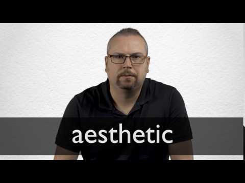 how to pronounce aesthetically