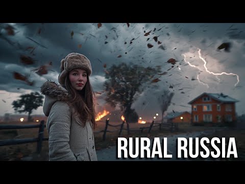 Our SIBERIAN Village Was Hit by a STORM and FIRE😨🌪️Crazy Night Without Light & Electricity ⚡️