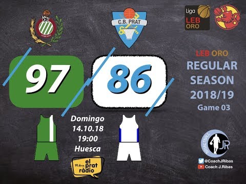 LEBORO 18/19 J03 - HUESCA vs CB PRAT