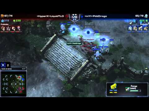Starcraft -- DreamHack - Legacy of the Void  -- TLO (Z) vs PtitDrogo (P) on Ruins of Seras
