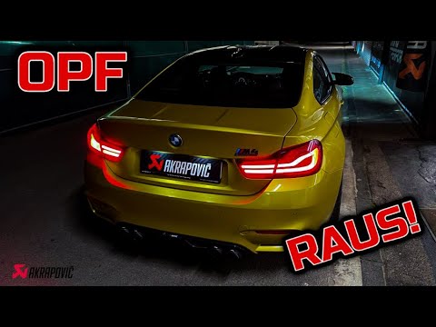AKRAPOVIC EVOLUTION Titan Abgasanlage passend für BMW M4 F82 Competition mit OPF / Erklärung OPF
