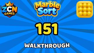 Marble Sort Level 151 Walkthrough (No Rocket) | Solution