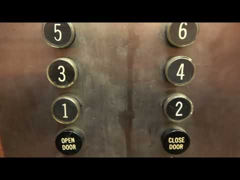 AMAZING Vintage Otis Traction Elevators at Alico Building Parking Garage in Downtown Waco, TX.