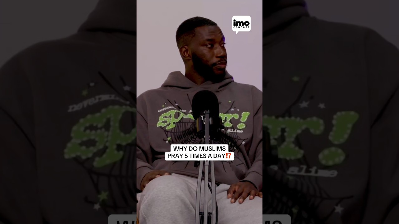 Why Do Muslims Pray 5Times A Day📿 #podcast #inmyopinionpodcast #viral #islam  #muslim #islamicvideo
