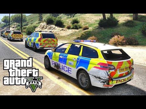 GTA 5 MODS LSPDFR 977  - BRITISH PATROL!!! (GTA 5 REAL LIFE PC MOD)