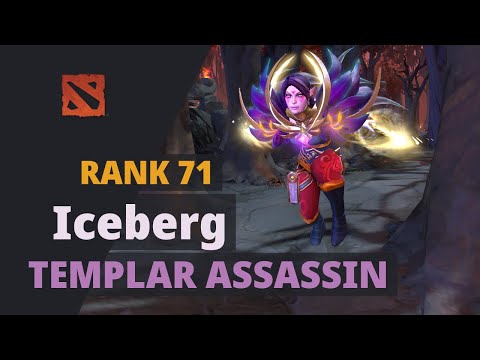 Iceberg (Rank 71) plays Templar Assassin Dota 2 Full Game