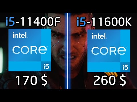 Intel i5-11400F vs i5-11600K // RTX 3090 // Test in 7 Games // 1080p, 1440p,  2160p