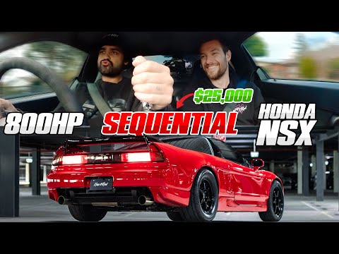 The WILDEST Honda NSX In the World!? 800HP SEQUENTIAL With A K20 Swap!